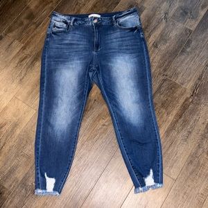KanCan ankle skinny jeans size 18